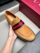 Gucci Man Brown Calfskin Business Leather Shoes 042891 (7)_th.jpg